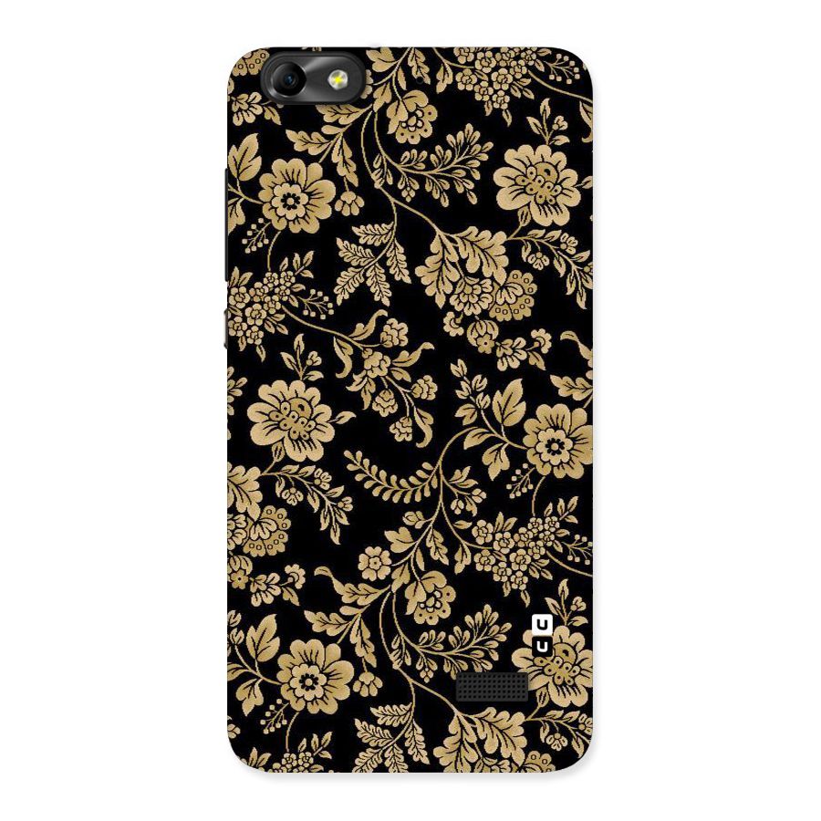 Aesthetic Golden Design Back Case for Honor 4C
