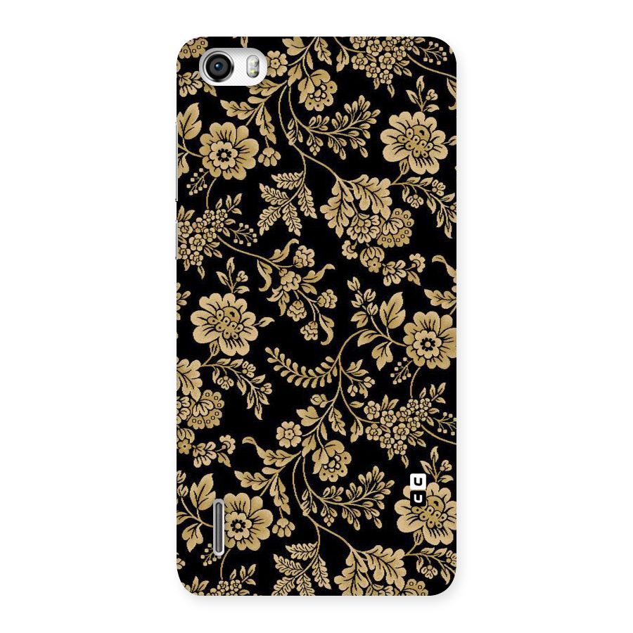 Aesthetic Golden Design Back Case for Honor 6