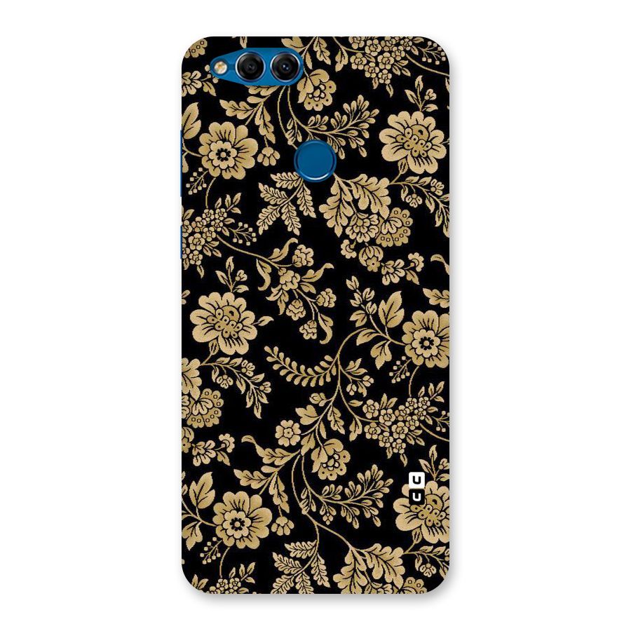 Aesthetic Golden Design Back Case for Honor 7X