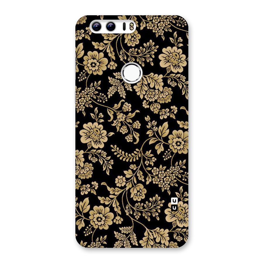 Aesthetic Golden Design Back Case for Honor 8