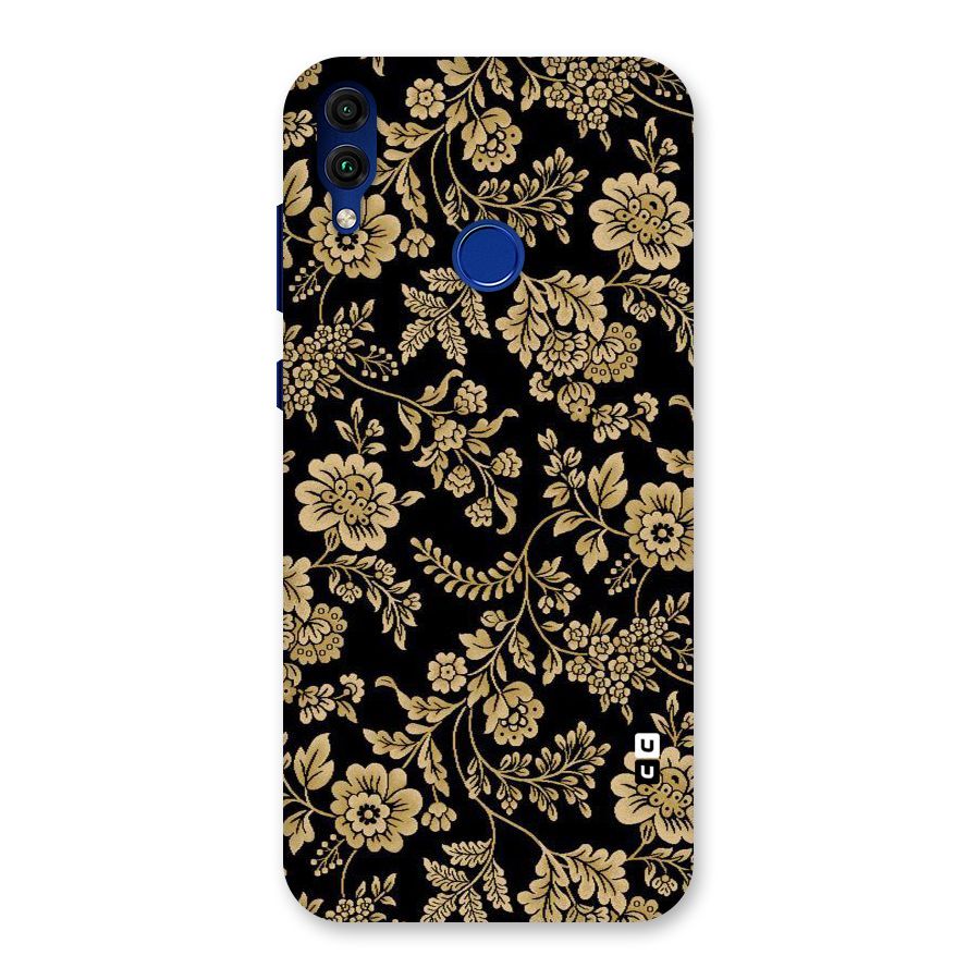 Aesthetic Golden Design Back Case for Honor 8C
