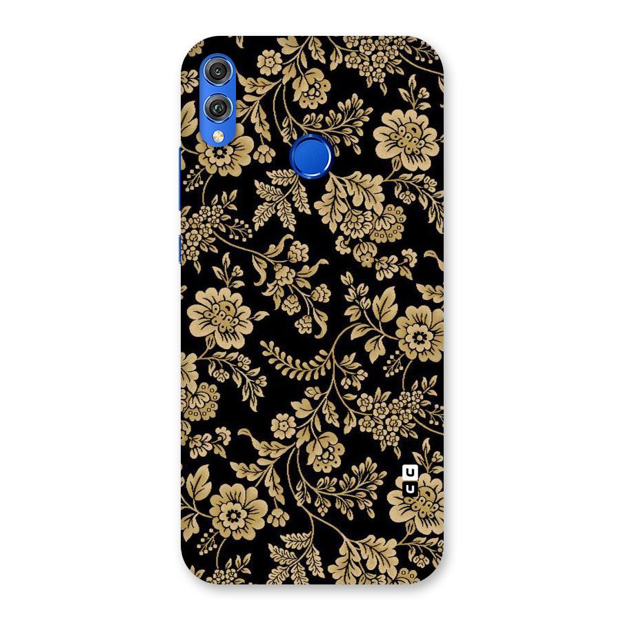 Aesthetic Golden Design Back Case for Honor 8X