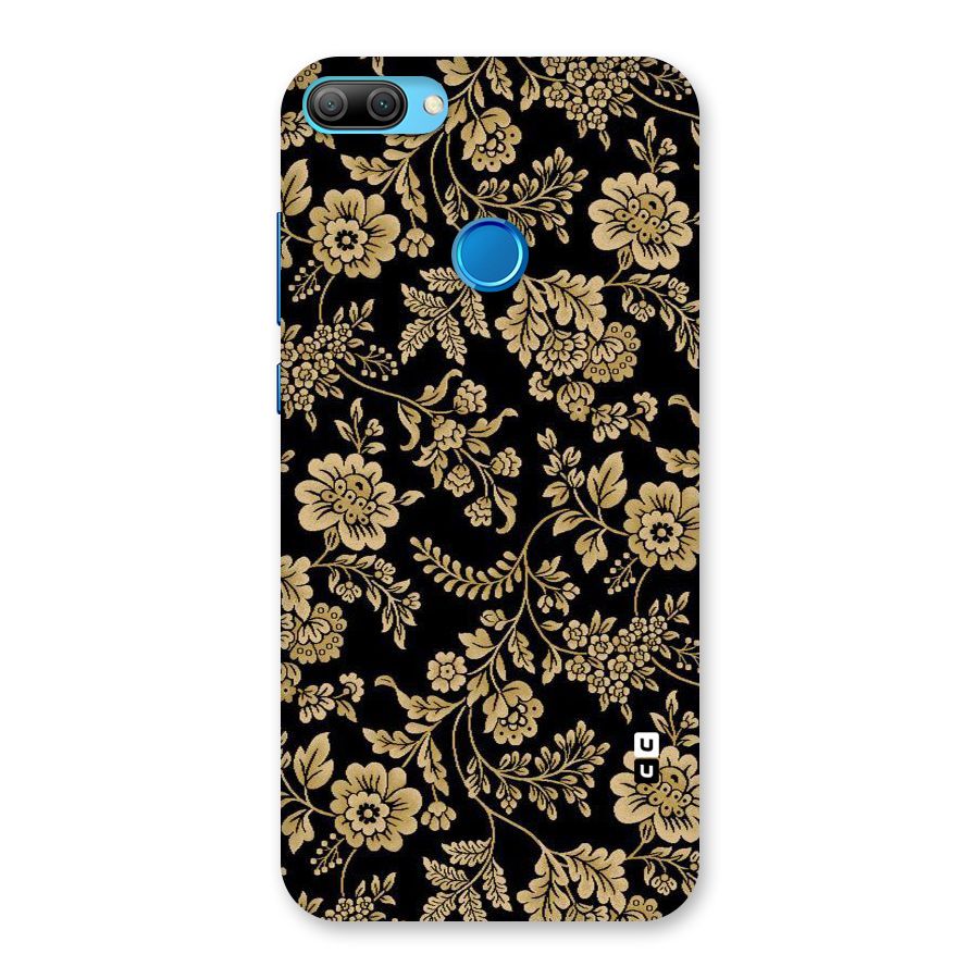 Aesthetic Golden Design Back Case for Honor 9N