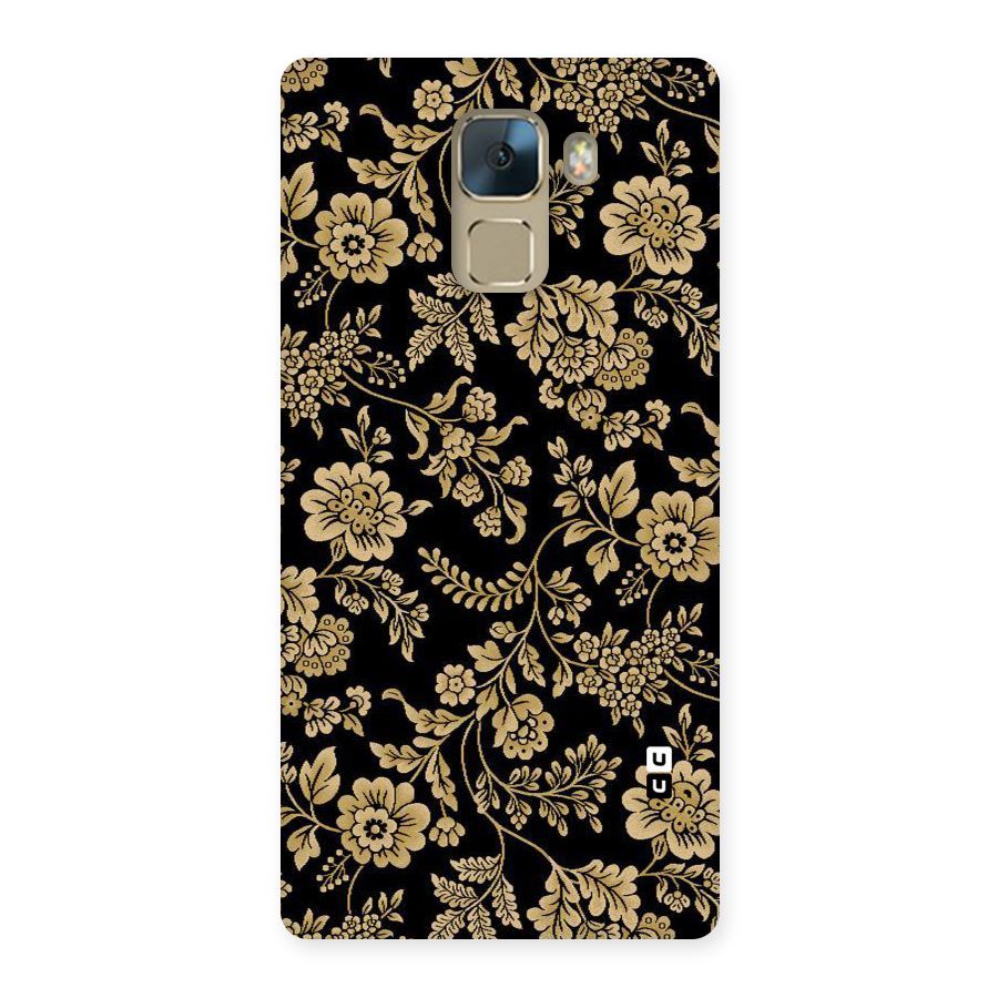 Aesthetic Golden Design Back Case for Huawei Honor 7
