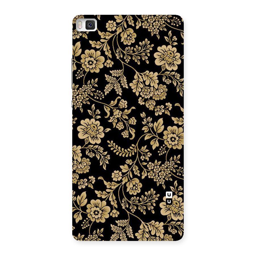 Aesthetic Golden Design Back Case for Huawei P8