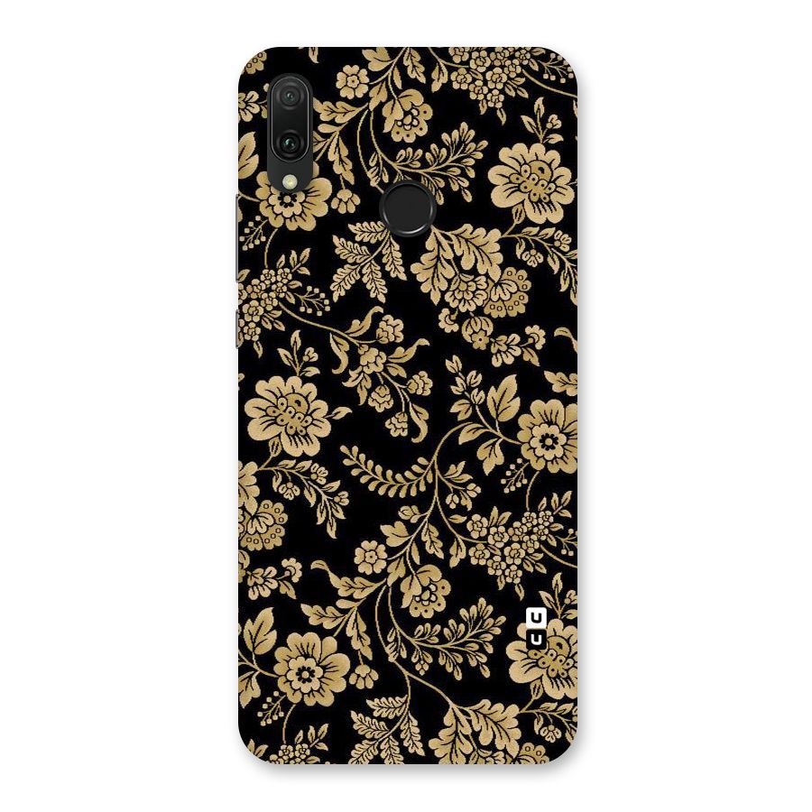 Aesthetic Golden Design Back Case for Huawei Y9 (2019)