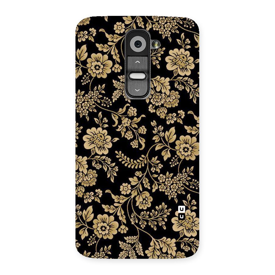 Aesthetic Golden Design Back Case for LG G2