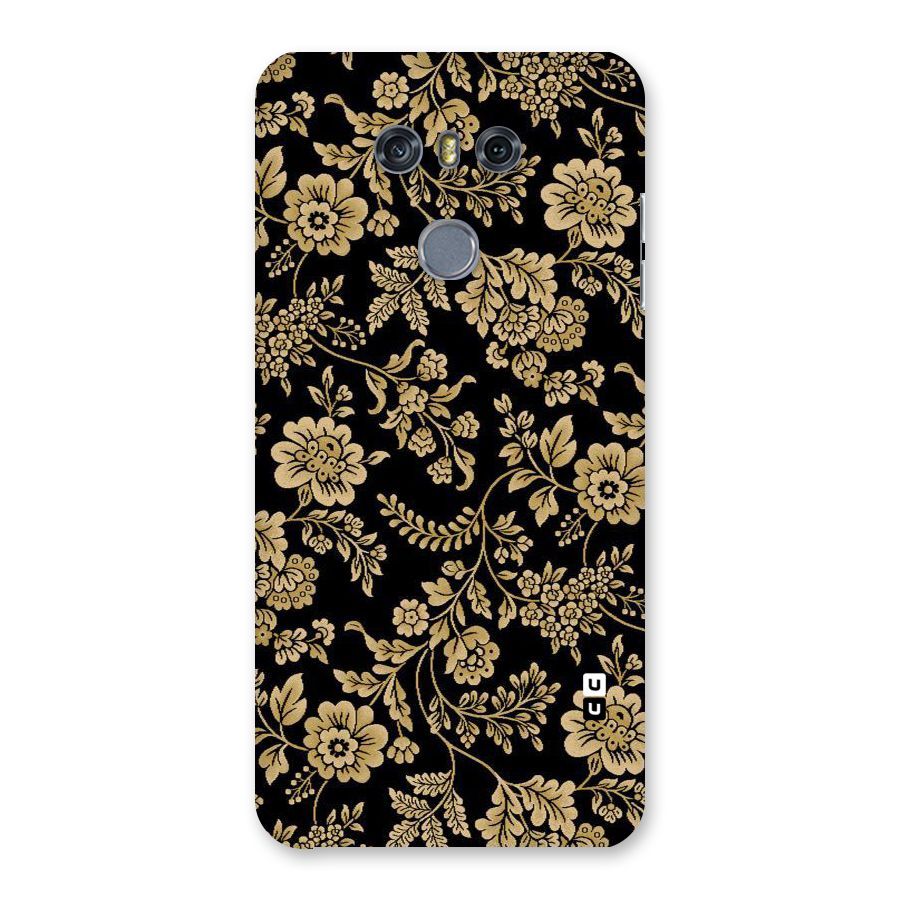 Aesthetic Golden Design Back Case for LG G6