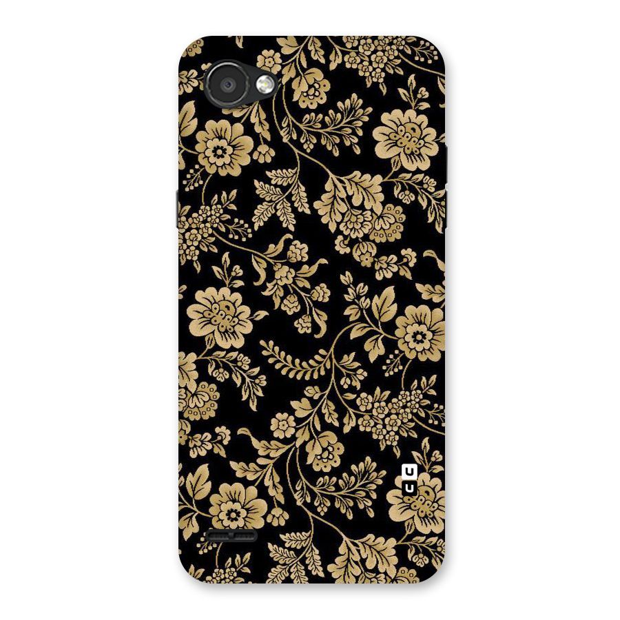 Aesthetic Golden Design Back Case for LG Q6