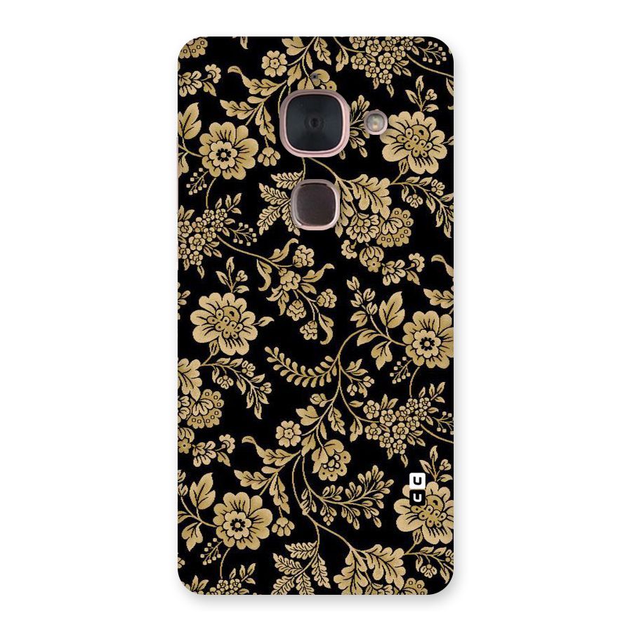 Aesthetic Golden Design Back Case for Le Max 2