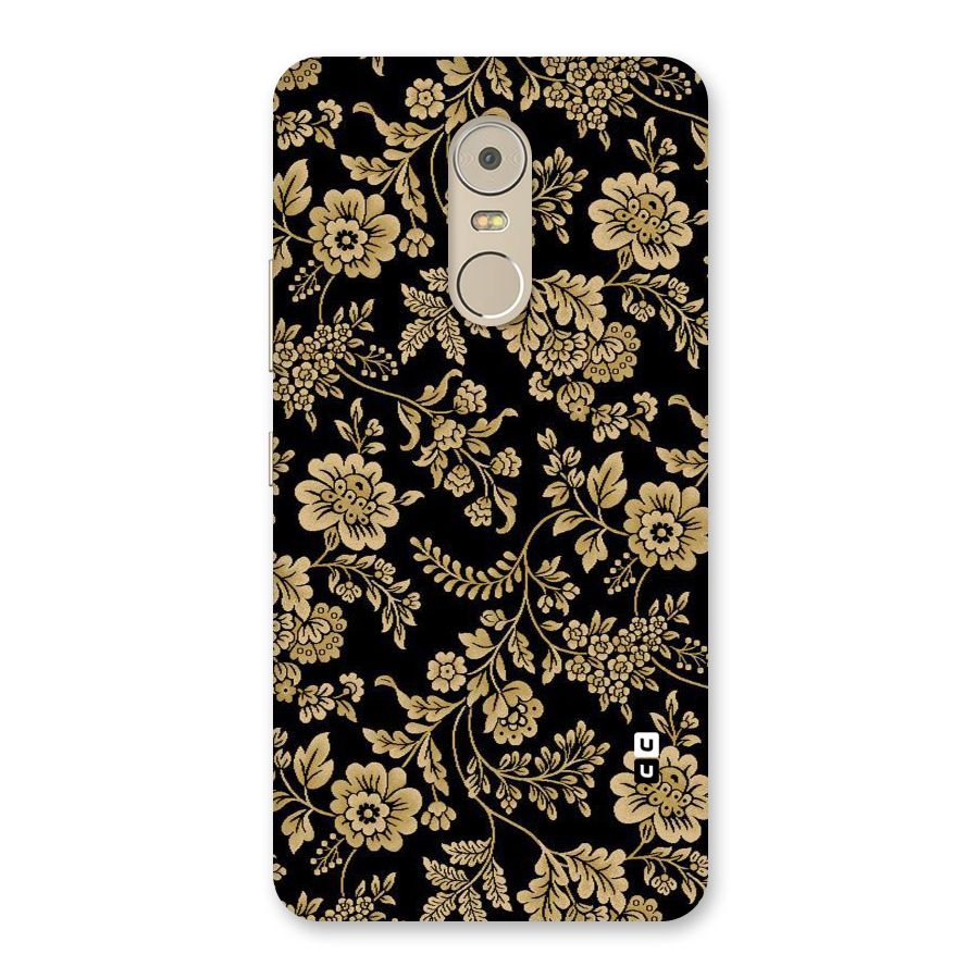 Aesthetic Golden Design Back Case for Lenovo K6 Note