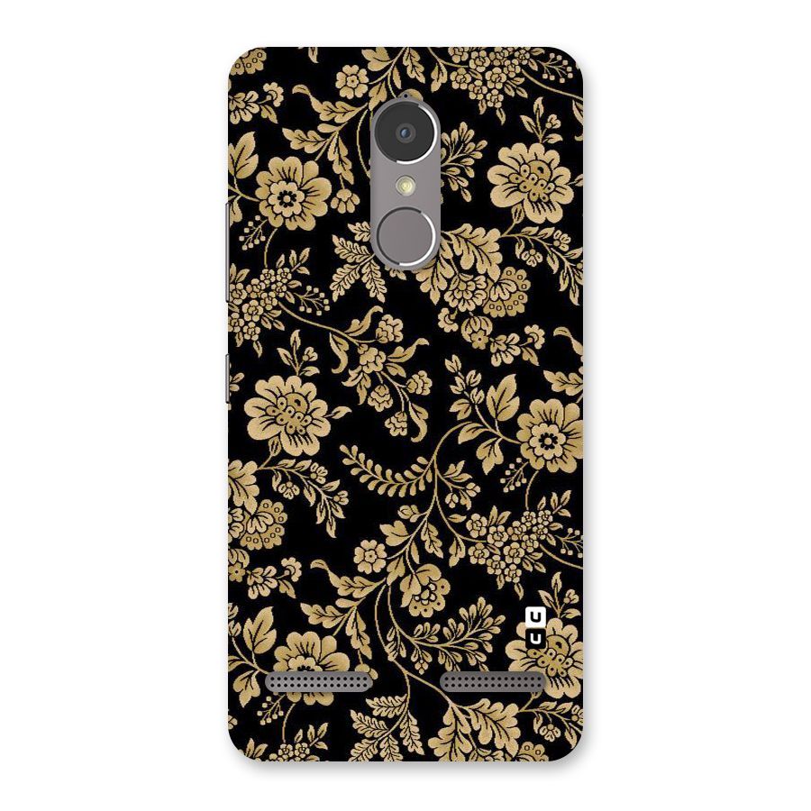 Aesthetic Golden Design Back Case for Lenovo K6 Power