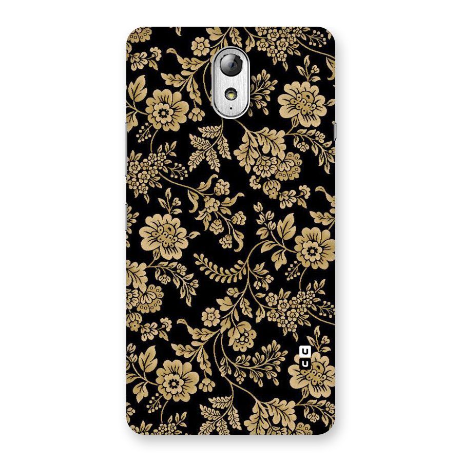 Aesthetic Golden Design Back Case for Lenovo Vibe P1M