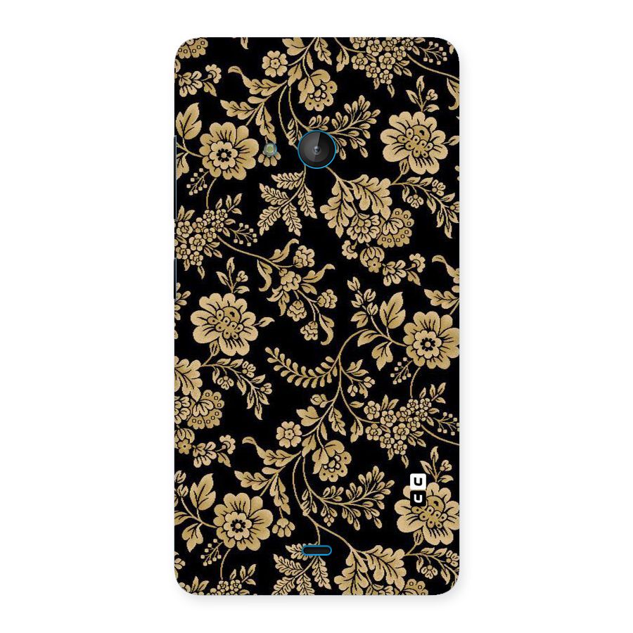 Aesthetic Golden Design Back Case for Lumia 540