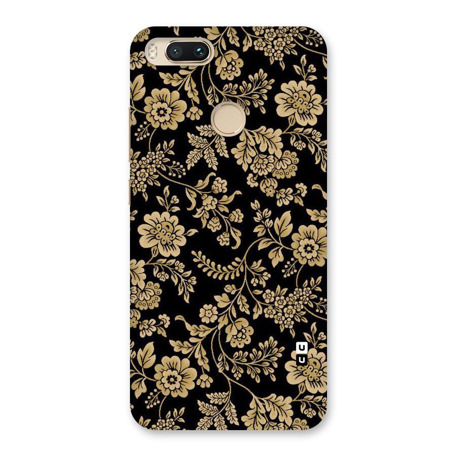 Aesthetic Golden Design Back Case for Mi A1