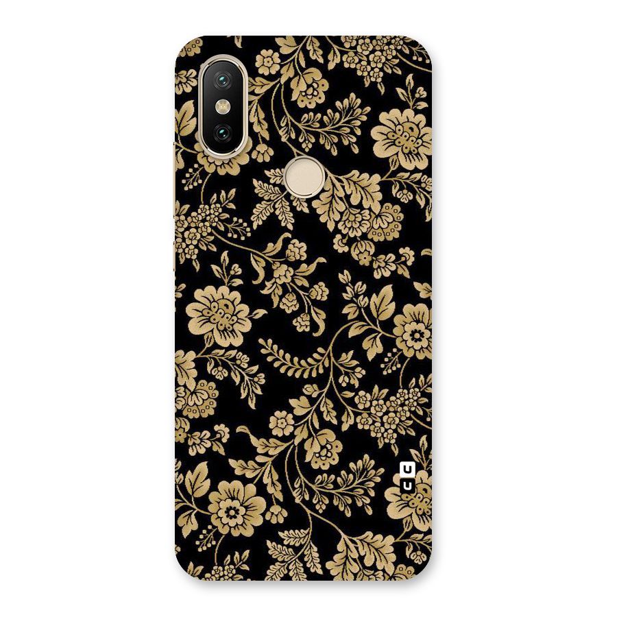 Aesthetic Golden Design Back Case for Mi A2