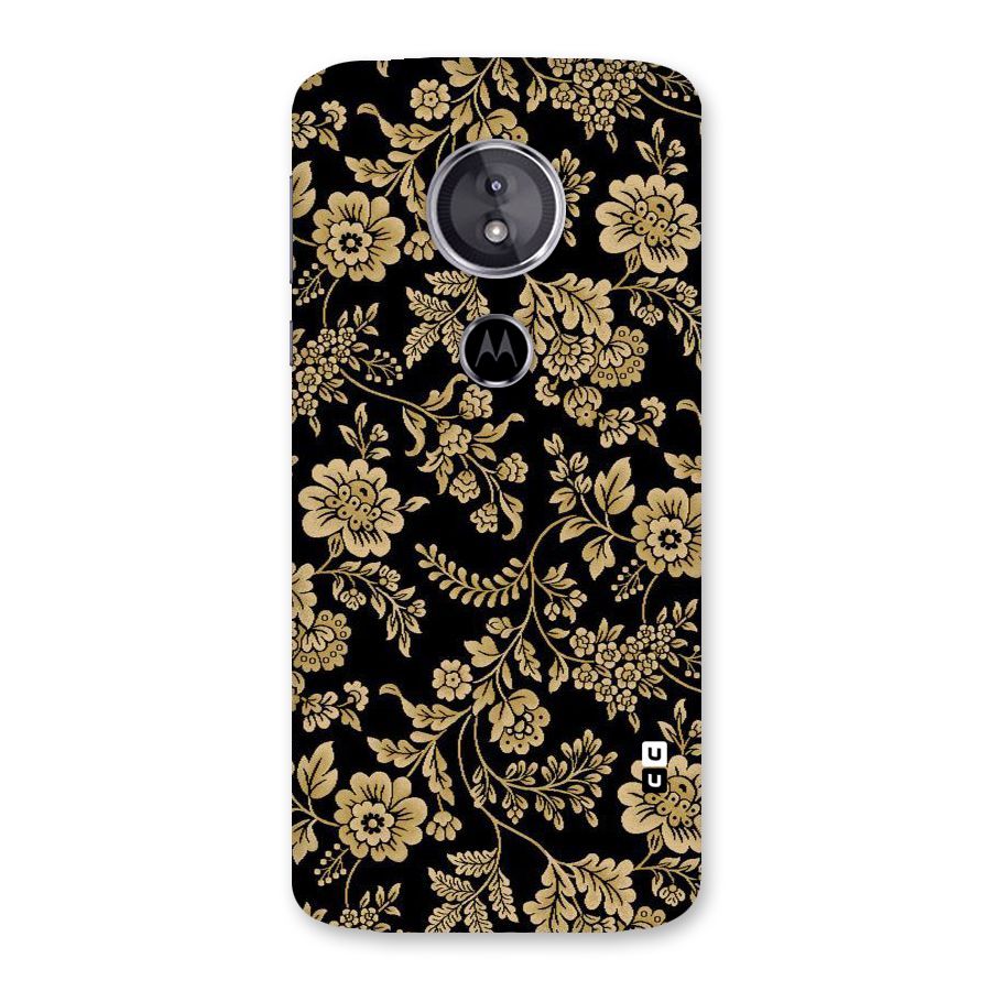Aesthetic Golden Design Back Case for Moto E5