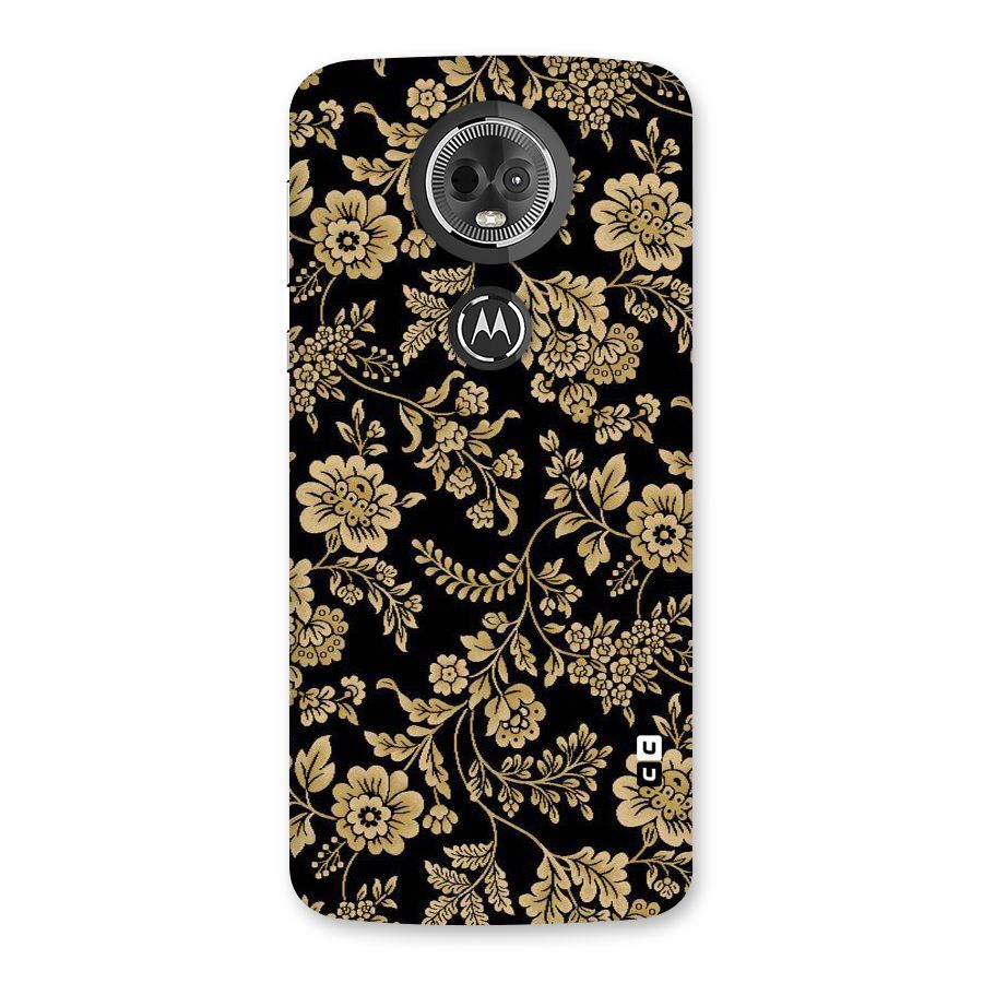 Aesthetic Golden Design Back Case for Moto E5 Plus