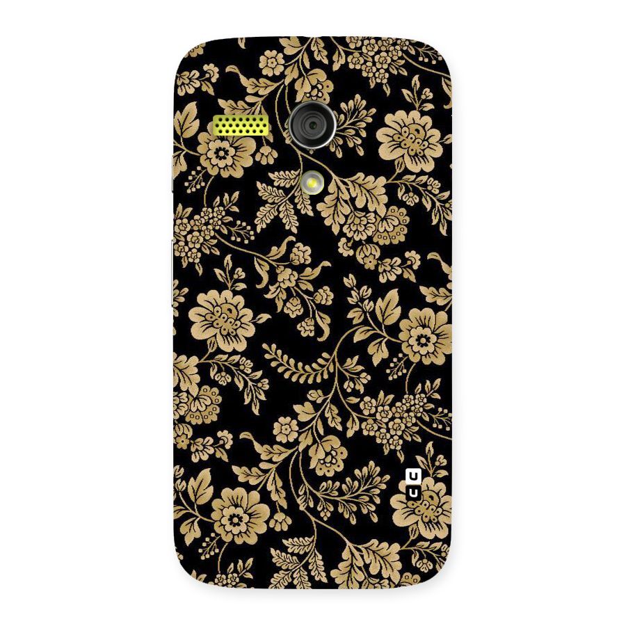 Aesthetic Golden Design Back Case for Moto G