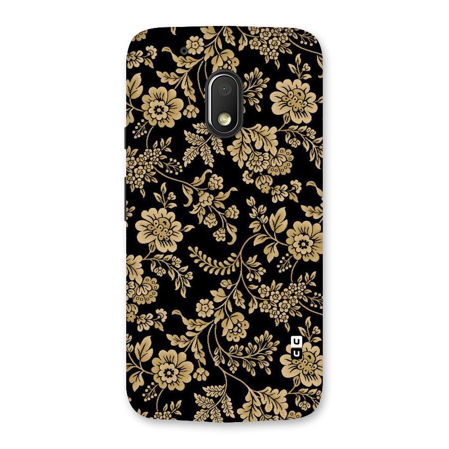 Aesthetic Golden Design Back Case for Moto G4 Play
