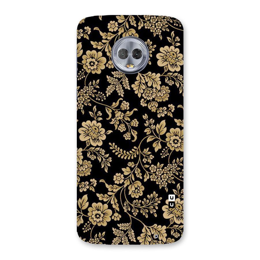 Aesthetic Golden Design Back Case for Moto G6 Plus