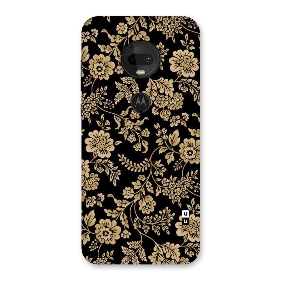 Aesthetic Golden Design Back Case for Moto G7