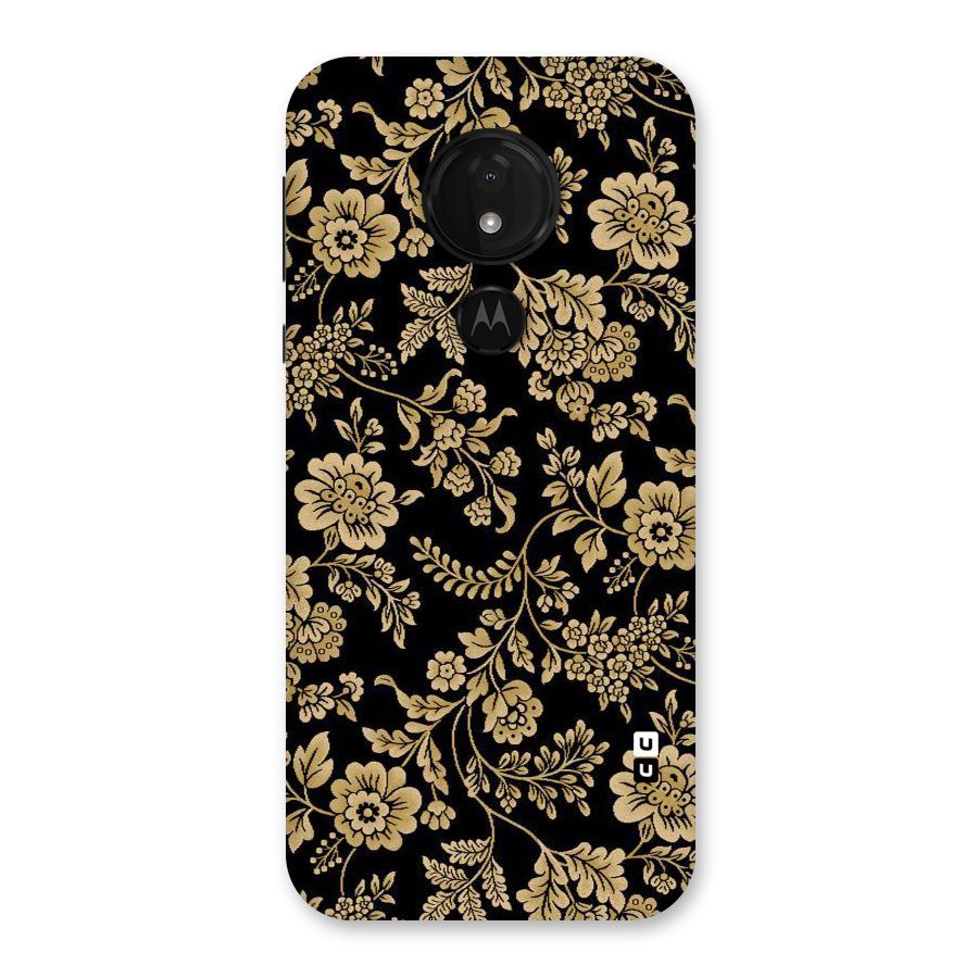 Aesthetic Golden Design Back Case for Moto G7 Power