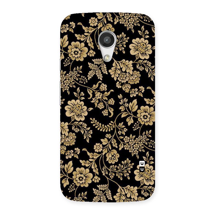 Aesthetic Golden Design Back Case for Moto G 2nd Gen