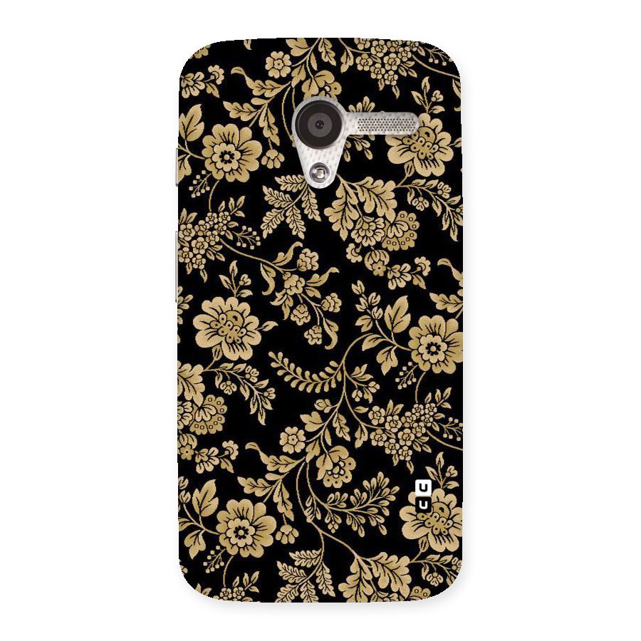 Aesthetic Golden Design Back Case for Moto X