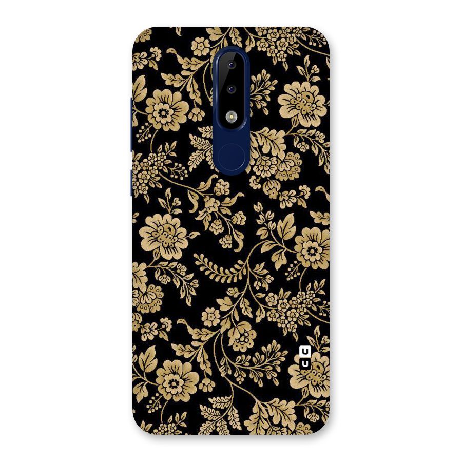 Aesthetic Golden Design Back Case for Nokia 5.1 Plus
