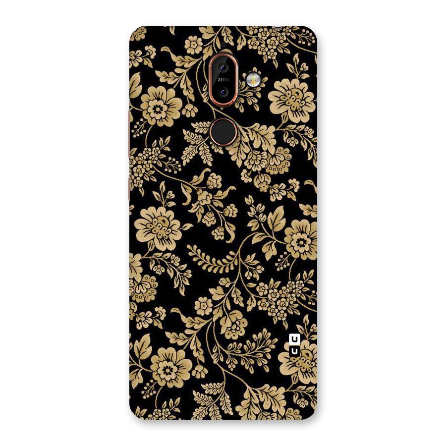 Aesthetic Golden Design Back Case for Nokia 7 Plus
