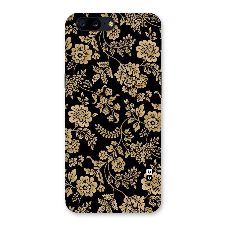 Aesthetic Golden Design Back Case for OnePlus 5