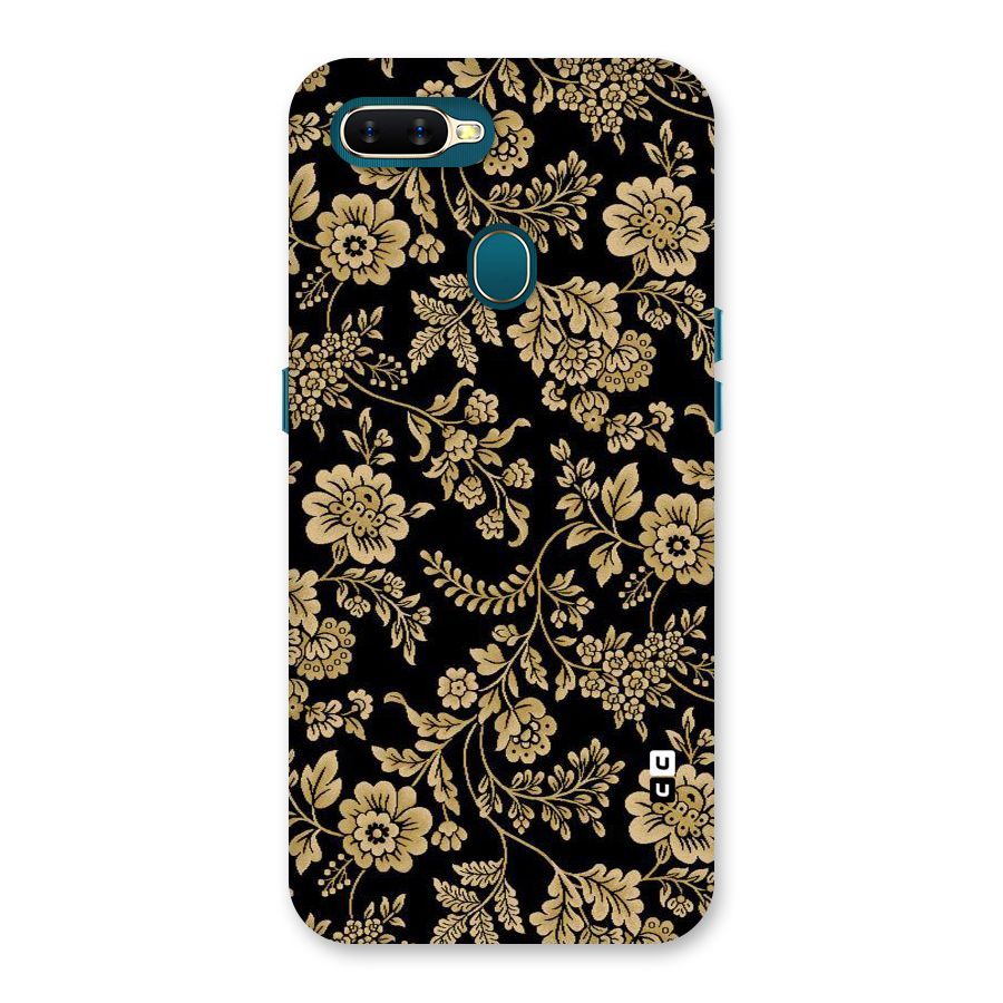 Aesthetic Golden Design Back Case for Oppo A11k
