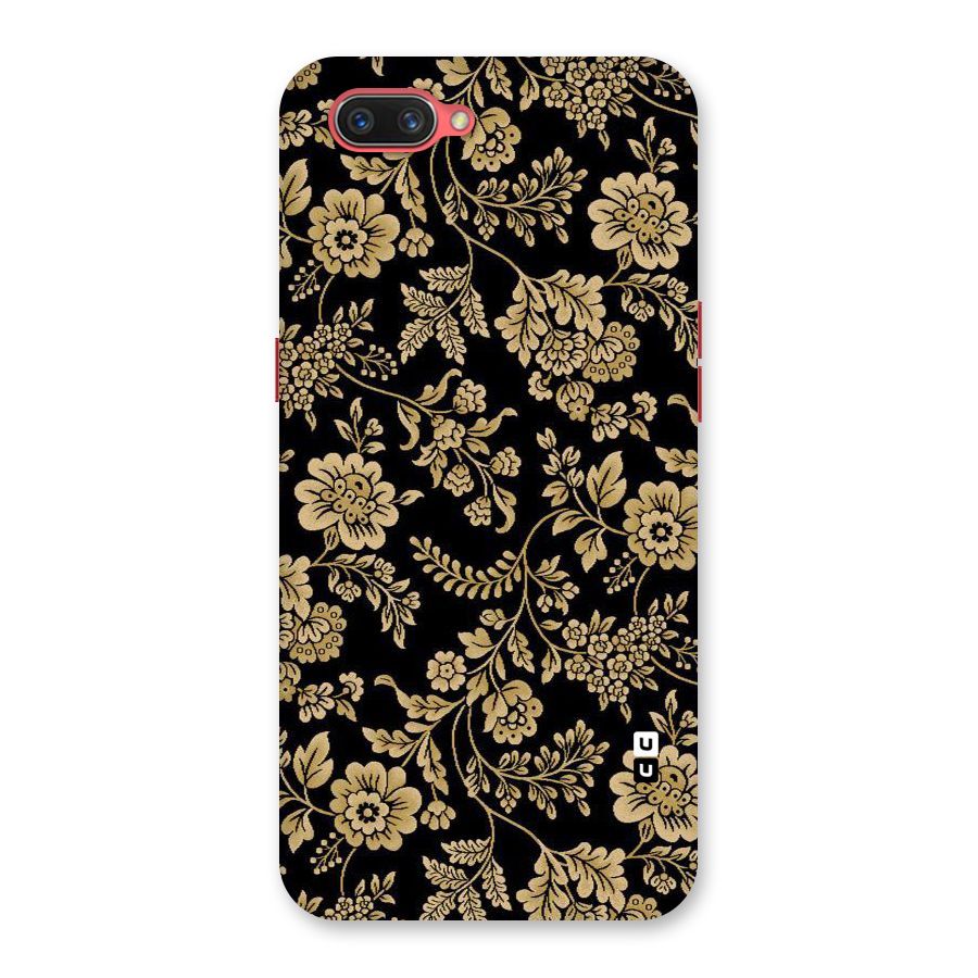 Aesthetic Golden Design Back Case for Oppo A3s