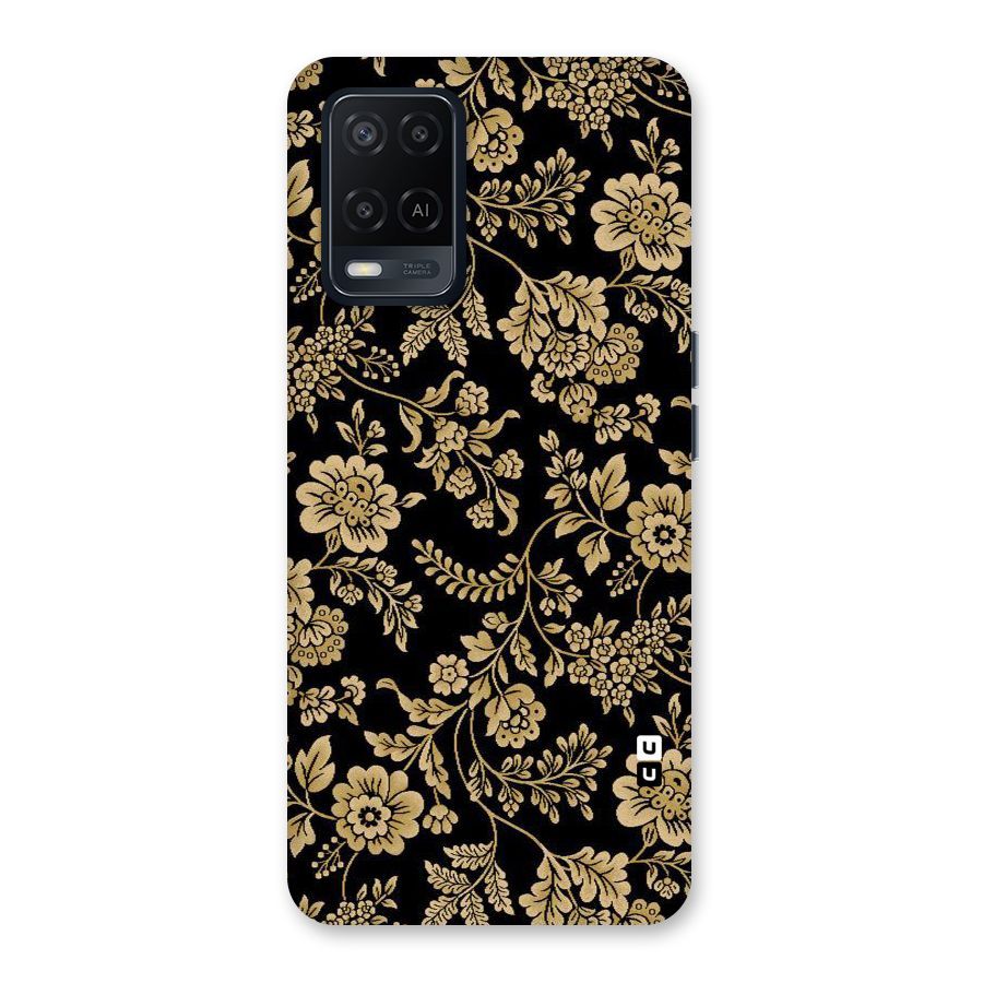 Aesthetic Golden Design Back Case for Oppo A54