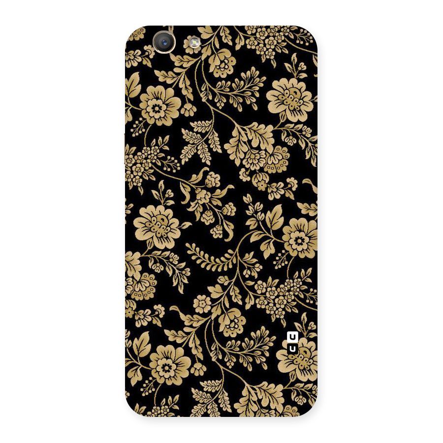 Aesthetic Golden Design Back Case for Oppo A59
