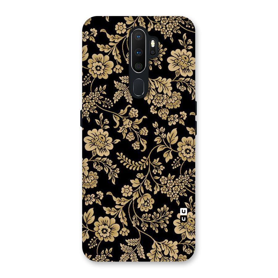 Aesthetic Golden Design Back Case for Oppo A5 (2020)