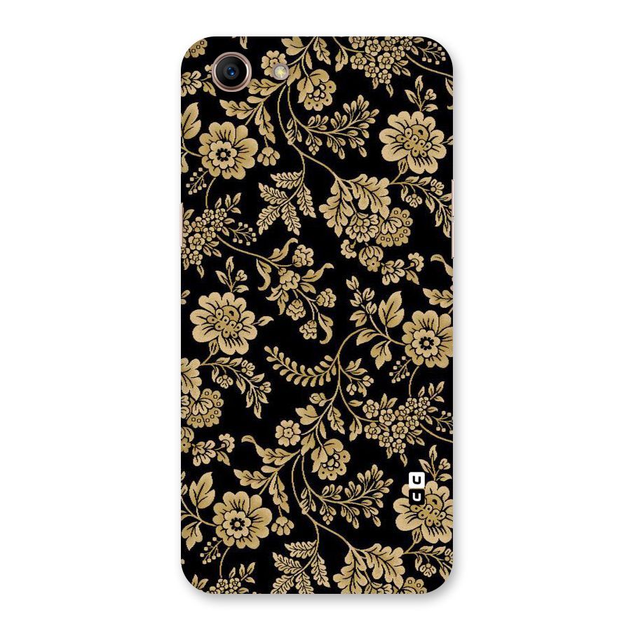 Aesthetic Golden Design Back Case for Oppo A83 (2018)