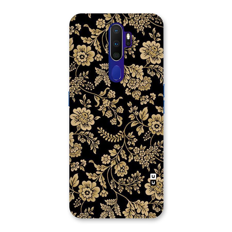 Aesthetic Golden Design Back Case for Oppo A9 (2020)