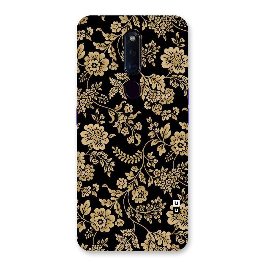 Aesthetic Golden Design Back Case for Oppo F11 Pro