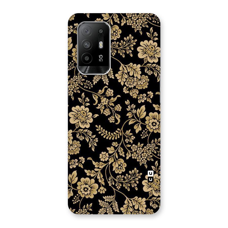 Aesthetic Golden Design Back Case for Oppo F19 Pro Plus 5G