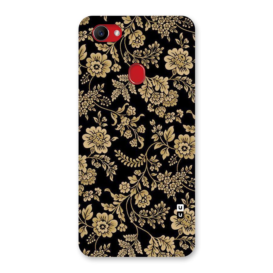 Aesthetic Golden Design Back Case for Oppo F7