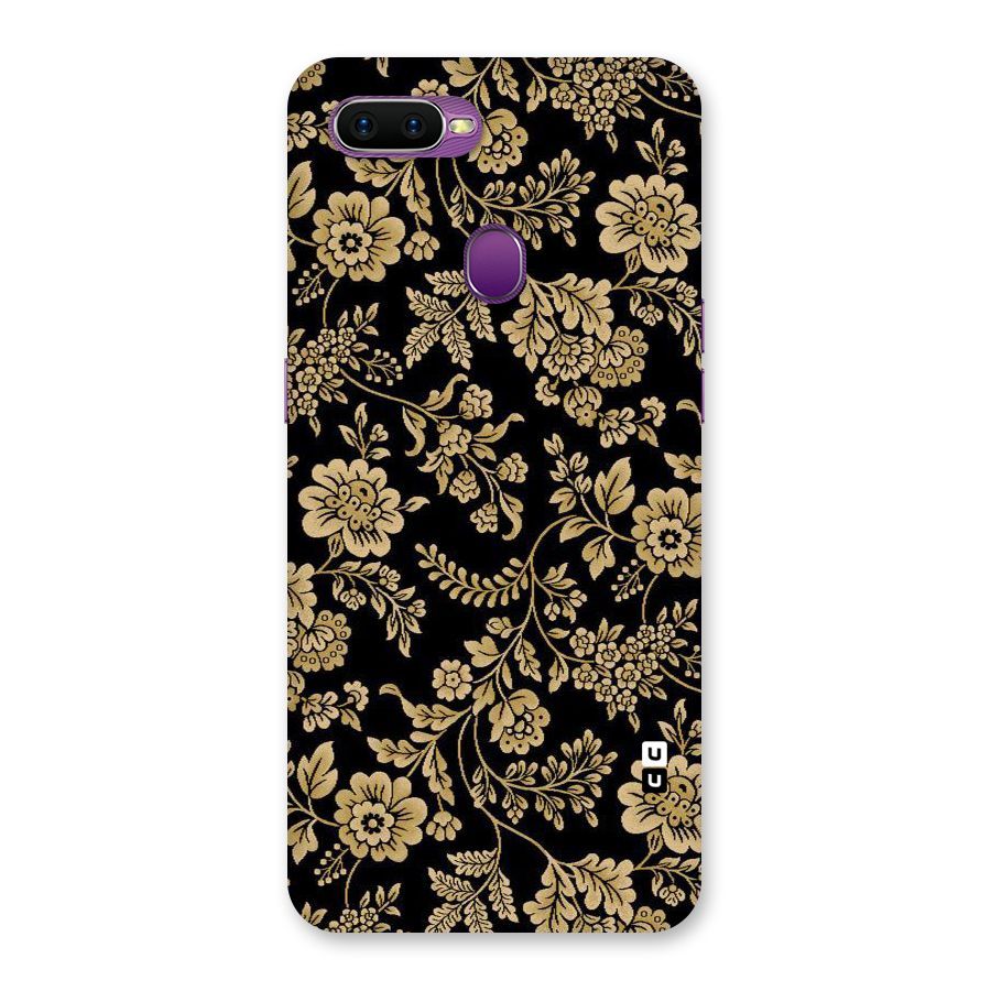 Aesthetic Golden Design Back Case for Oppo F9