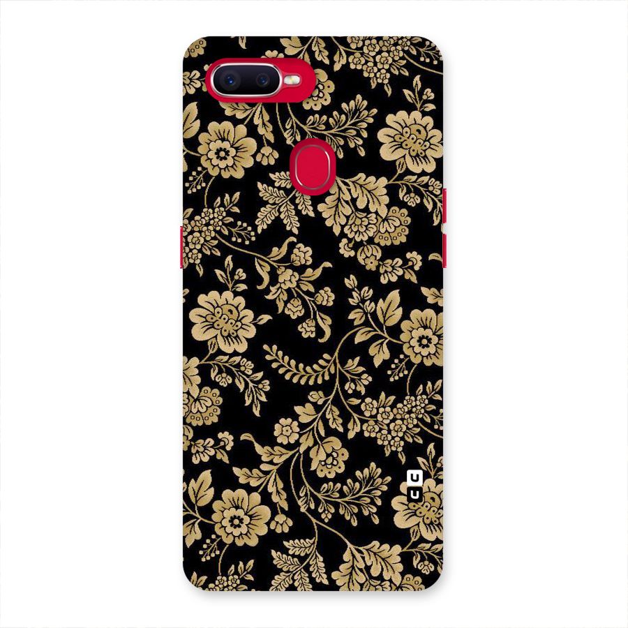 Aesthetic Golden Design Back Case for Oppo F9 Pro