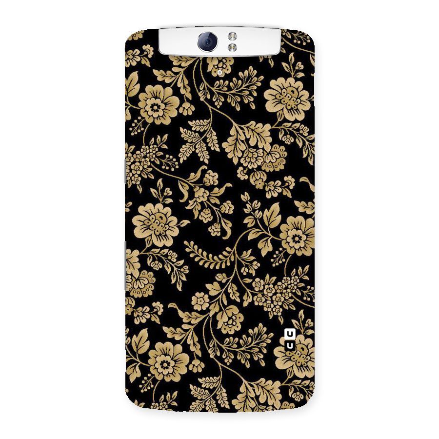 Aesthetic Golden Design Back Case for Oppo N1