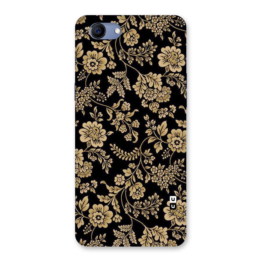 Aesthetic Golden Design Back Case for Oppo Realme 1