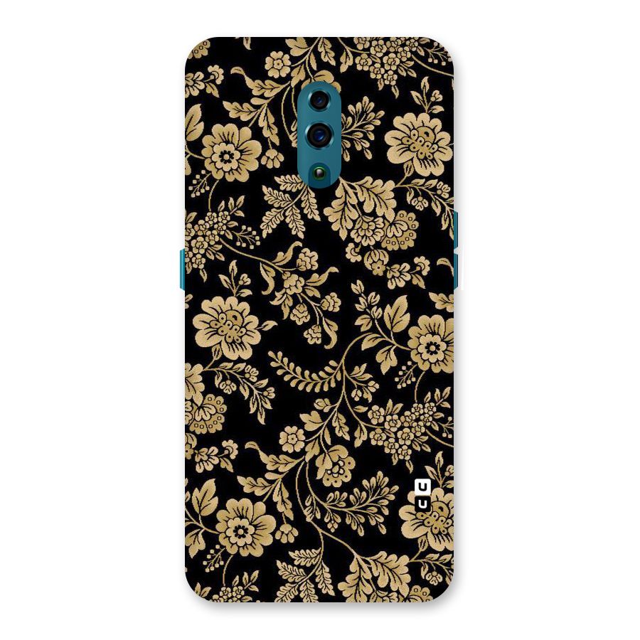 Aesthetic Golden Design Back Case for Oppo Reno