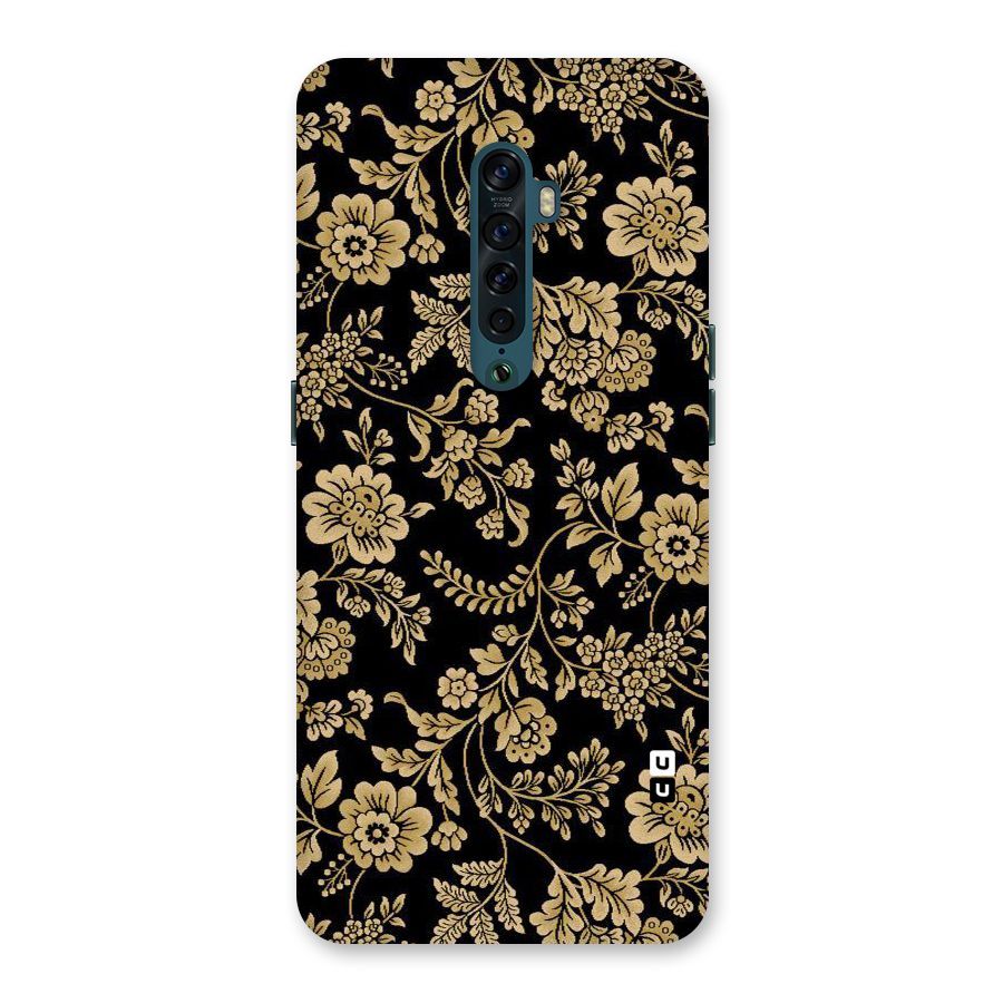 Aesthetic Golden Design Back Case for Oppo Reno2