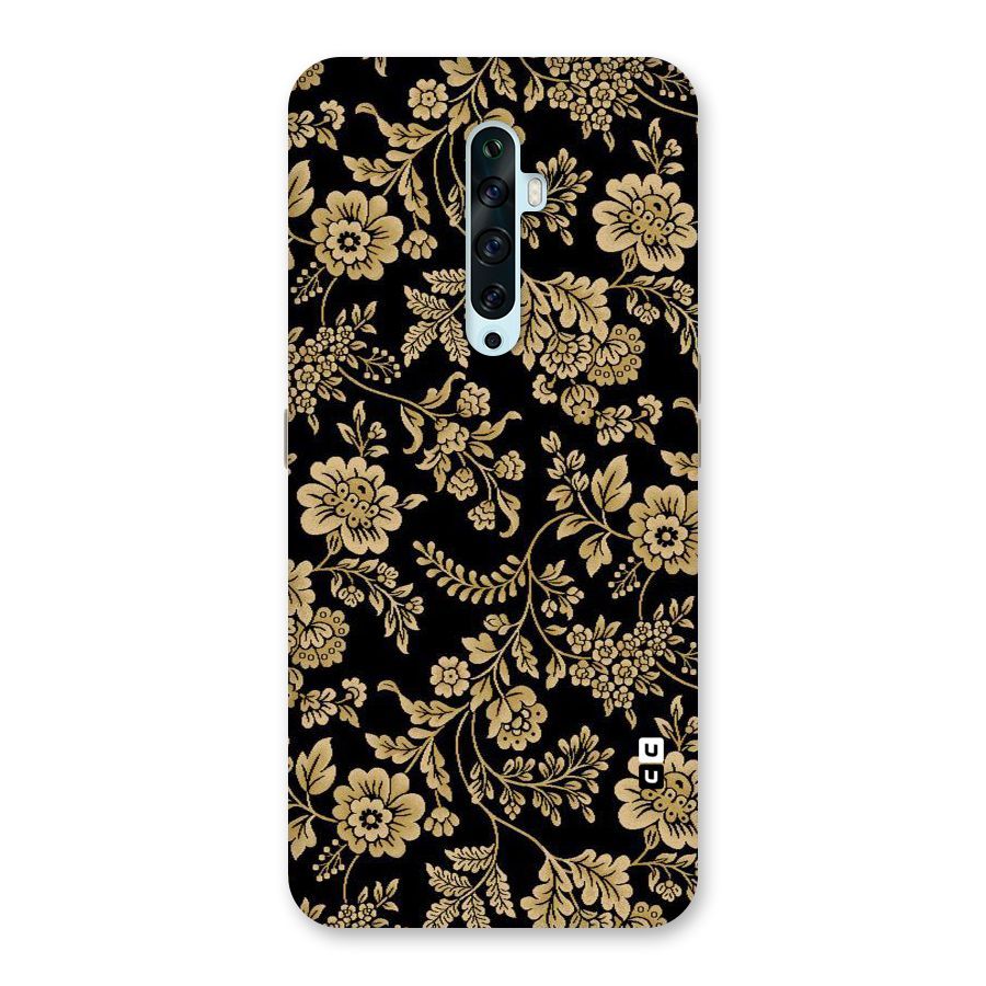 Aesthetic Golden Design Back Case for Oppo Reno2 Z
