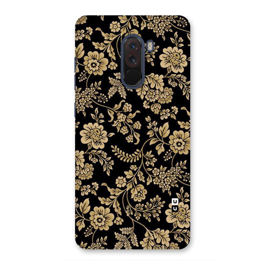 Aesthetic Golden Design Back Case for Poco F1